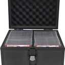 Grade Card Storage Box - Aluminum Alloy card case, suitable for PSA/BGS/CSG/MTG trading card bases - with 2 compartments, can hold 40 cards