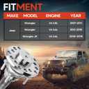Rear Axle Shaft Assembly with Axle Bearing and Seal Compatible with Jeep Wrangler 2007-2011 3.8L, Wrangler 2012-2018 3.6L, Wrangler JK 2018 3.6L, Rear Left or Right, OE 630338, 68003272AA, YAWD4421830