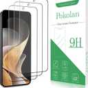 2 x Pokolan 3 Pack Designed for Samsung Galaxy S24 FE 5G Tempered Glass Screen Protector, Fingerprint Unlocking, Bubble Free, Anti Scratch, Case Friendly (Clear)