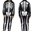 Morph Mens Skeleton Suit - Adult Skeleton Costume for Halloween, L