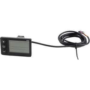 Electric LCD Display, S866 Cycle Computer 24V 36V 48V Electric Scooter Control Panel with Plug for Electric LCD Display Display