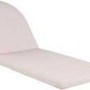 Outdoor Chaise Lounge Cushion - Waterproof Patio Cushion for Lawn Pool Beach - Beige Color