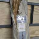 Master Garden Products RF-6 Natural Woven with Black Nylon Coated Wire, 6'H x 14'L Reed Fence, Yellow
