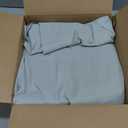 Amazon Basics Lightweight Super Soft Comfortable Breathable Wrinkle Resistant Microfiber 4 Piece Bed Sheet Set with 14-Inch Deep Pockets, Queen, Light Gray, Solid