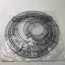 5 Pieces Christmas Metal Wreath Frame Ring Round DIY Macrame Floral Crafts Wire Wreath Form Christmas Decoration Door Craft (Deep Green, 12 Inch, 8 Inch)