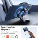 TORRAS Magnetic Slim Fit for iPhone 16 Pro Case 6.3 inch, Ultra-Thin 16 Pro Case Compatible with MagSafe, Lightweight Matte Anti-Scratch Hard PC Cover Phone Case for iPhone 16 Pro OriginFit, Blue