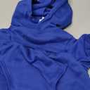 Dog Sweaters for Large Dogs Dog Hoodie Pet Sweater Solid Soft Brushed Fleece Pet Clothes Hoodie Sweatshirt with Pocket(Blue-XL)