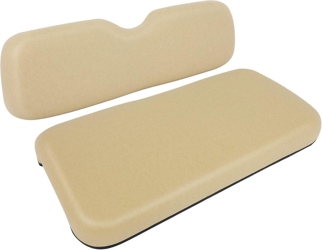 Replacement Seat Cushions for EZGO RXV Golf Cart, Dedicated for Front Seats, Buff, 2 Piece Set (RXV Buff)