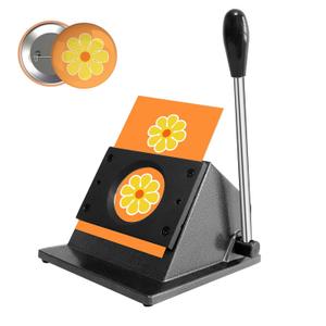 1.457"/37mm Button Paper Cutter,1.909"/48.5mm DiameterCircle Cutter, 48.5mmCircle Punch,Graphic Punch, 48.5mmDie Cutter Round Paper Cutter for Making 1.457"/37mm Mode Badges Machine
