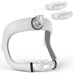 Replacement N30i Frame System for AirTouch N30i and AirFit P30i,Including 2pcs P30i CPAP Nasal Mask Cushion (M) and Elbow,Great Value CPAP Supplies by Medihealer(Grey)