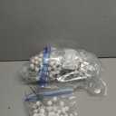 Geosar 30 Pieces Artificial Christmas Berry Picks with Snowflake Glitter Holly Berry Stems for Christmas Tree Ornaments Vases DIY Crafts Wedding Party Holiday Decor(Glitter White)