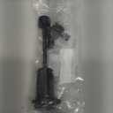 METOWARE Trailer Tongue Coupler Lock 1/4" Dia, 3-1/2" Span, Trailer Hitch Lock for Latch-Type Coupler, Black Trailer Pin Lock for Towing Trailer RV Car Boat Truck (1 Pack)