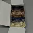 8 Pack Flat Hair Clips for Women – Large Matte Rectangle No-Slip Claw Clips, Strong Hold Square Hair Accessories for Thick & Thin Hair, Lay Flat Design for Work & Daily Styling