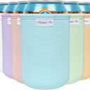 Current Co. Beer Can Cooler Sleeves (6 Pack) Soft Insulated Neoprene Beer Coolies for Cans & Bottles - HTV Vinyl Compatible Drink Coolies - Bulk Blank Can Cozy Set Standard 12 Oz Drink Koolies