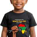 Juneteenth Shirt Kids – Freeish Since 1865 Tee Boys Girls Toddler Juneteenth Shirt 3T-7T