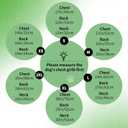 FUAMEY Dog Sweatshirt Fleece Lined for Extra Small Dogs,Dog Pullover Sweater Soft Dogs Warm Sweaters Puppy Stretchy Clothes Winter American Style Raglan Sleeve Crewneck Pullover Green XS