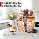 Broadway Basketeers Condolences Gourmet Gift Basket, Kosher Sympathy Food Gift Baskets for Delivery, Perfect Care Package Box or Assorted Snack Gifts for Bereavement, Loss, Funeral, or Shiva