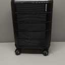 American Tourister Stratum 2.0 Expandable Hardside Luggage with Spinner Wheels, Jet Black, Carry-on