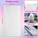 4 Pcs 98.4 x 59 Inches Large Balloon Bags for Transport, Big Plastic Balloon Storage Bag,Clear Balloon Drop Bag, Giant Carrying Storage Bags for Wedding Birthday Party Supplies