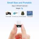 RAOYI 32GB USB Flash Drive, USB 2.0 Mini Fit Memory Stick Ultra Slim Thumb Drive Jump Drive Zip Drive Pen Drive with Lanyard-Black