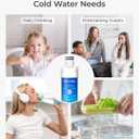 Waterdrop ADQ747935 LT1000PC Replacement for LG LT1000P/PC/PCS ThinQ Refrigerator Water Filter, LFXS26973S, LMXS28626S, LMWS27626S, LFXS28596S, ADQ74793501 and LT120F, 3 Combo