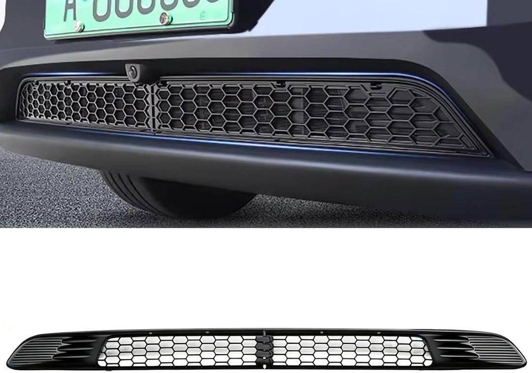 Car Front Bug Screen Grill Cover for Tesla Model 3 2017-2023 Model Y 2021-2024,Lower Bumper Radiator Protector Mesh Anti Insect Leaves Guard for Tesla Front Bumper Grille Cover (17-23 Model M3)