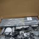 Gonnrly Room Divider Tension Rod No Drilling, Adjustable 72-200" W x 43-120" H Room Divider Curtain Rod, Black