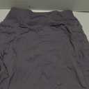 SANTINY 19" Golf Skorts Skirts for Women Zipper Pockets Knee Length Skort Women's High Waist Athletic Tennis Skirt M