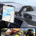 PLDHPRO Tablet Car Mount for Dashboard & Windshield, Heavy Duty iPad Holder for Truck, 360 Adjustable Suction Cup Stand Fits 5.115.6 Tablets & Phones, Stable for GPS & Road Trips