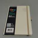 Happy Planner Undated Guided Disc-Bound Journal, 80 Pages, A5 Size, Wellness Layout, Ivory