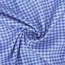 Men's Dress Shirts Solid Wrinkle-Free Long Sleeve Button Down Shirt Regular Fit Formal Shirts (Blue, XXXL)