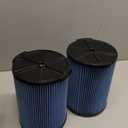 VF5000 3-Layer Pleated Paper Vacuum Filter for RIDGID 5-20 Gallon Vacuums, VF3502 Replacement Vacuum Bags Compatible with Ridgid Wet/Dry Vacuum 12-16 Gallon