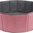 qiuqiu Inflatable Swimming Pool Kids Ball Pit Foldable Portable Collapsible Dogs Cats Pet PVC Baby Play Ball Pool Outdoor Spa Inflatable Hot Tub Bathing Tub Pool-B