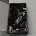 4 Pcs Led Universal RGB Grille Lights Compatible with Raptor Style Ford F150 for Dodge Ram 1500 Tundra with APP Control - LED Front Daytime Running Light Accessories with Fuse & Harness Clear