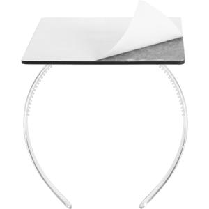 Clear Graduation Cap Headband Insert, Grad Cap Headband for Curly Hair, Grad Hat Hairband Accessories Gifts
