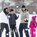 Fake Snowballs 50 Pcs,Snowballs for Kids Indoor,Snow Fight Balls,Soft Artificial Outdoor Snow Balls,Parent Child Throwing Game Christmas Decor Party Supplies,with 50pcs Christmas Stickers