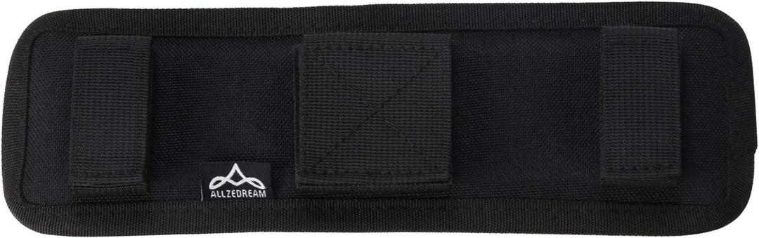 2 x Allzedream Shoulder Strap Pad for Duffel Bag Laptop Guitar Camera (Black)