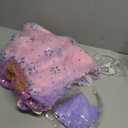 Girls Princess Costume Purple Sequin Dress Toddler Halloween Birthday Party Christmas Outfit with Wig, Size: 7-8 Years