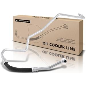 A-Premium Automatic Transmission Oil Cooler Line Hose Assembly Compatible with Chevrolet Silverado 2500 HD 3500 GMC Sierra 2500 HD 3500 2001-2003