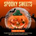 3 x 120 PCS Halloween Small Hard Candy  Packed in A Pumpkin Jar  Individually Wrapped Themed Colors & Designs  Trick Or Treat Candies - Bulk Candys Great Use, For Kids, Trick or Treat, Party Favor, Classrooms, Goodie Bags (Halloween) (EXP 06/18/27)