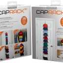 Perfect Curve Cap Rack System 36 Baseball Cap Organizer (12 clips hold up to 36 caps,Black)