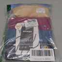 wirarpa Women's Cotton Underwear High Waisted Ladies Panties Full Coverage Briefs 4 Pack (Regular & Plus Size) (Black/Deep Red/Teal/Beige - Set 16)