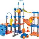 Learning Resources City Engineering and Design Building Set, Engineer STEM Toy, Construction Toys, 100 Pieces, Simple Machines Kids, Ages 5+