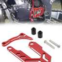 BAOUFF Front Sprocket Guard,CNC Engine Case Saver Cover Protector for Dirt Bike CRF250X 04-17/YZ125 05-25/YZ125X 17-25/CR250R 02-07/CRF450R 08