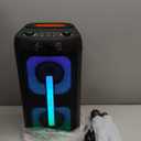 Karaoke Machine with 2 Wireless Microphones, Portable Speaker for Adults, 60W Powerful Sound, Bluetooth 5.3 & TWS Stereo, LED Lights, Supports Type-C/USB/TF/AUX for Home Party and Outdoor.