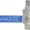 VARMHUS Full Port Ball Valve S304 Stainless Steel 304 Heavy Duty for Water, Oil, and Gas,1000WOG (1-1/4")