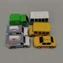 Tub Works Vehicles Bath Cars Mold Free Bath Toys, 6 Pack | Sealed, No Hole Bath Toys Design Keeps Moisture Out | Soft, Squeezable & Float on Water | Fun Baby & Toddler Bath Toys | City Car Bath Toys