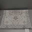Boho Tribal Area Rug 2x3 Small Entryway Rug Bathroom Doormat Indoor Carpet Farmhouse Rug Faux Wool Non-Slip Washable Low-Pile Floor Carpet for Indoor Front Entrance Kitchen Bathroom, Beige