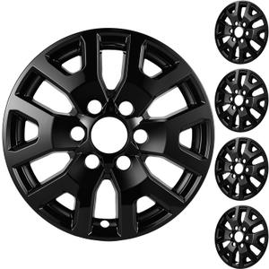17 Inch Gloss Black Wheel Skins for 2024-2026 Toyota Tacoma SR5