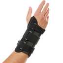 Deluxe 3-Strap Wrist Brace  Adjustable Support for Carpal Tunnel, Fractures, Tendonitis, and Post-Op Recovery  Lightweight, Breathable Design for Day and Night Use (S/M, Right Hand)